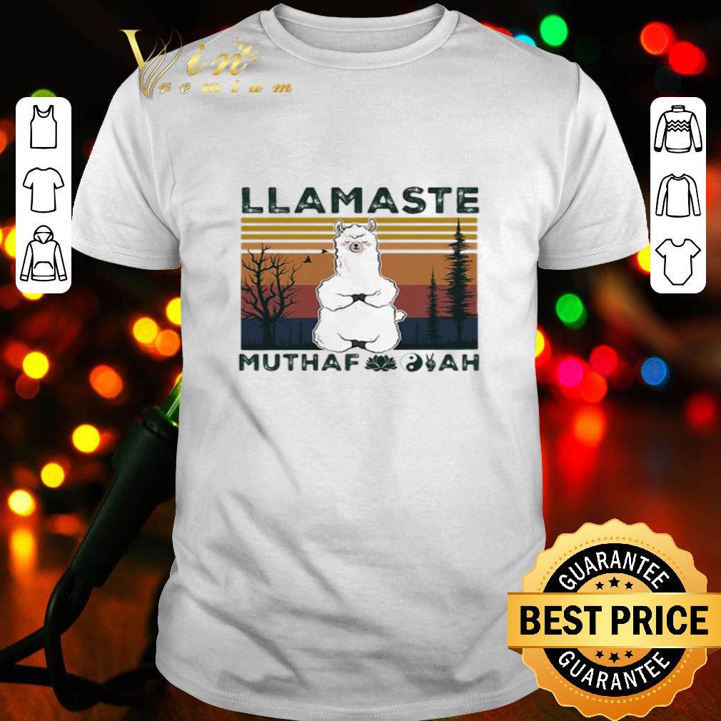 Vintage Llamaste Muthafuckah Llama Alpaca shirt