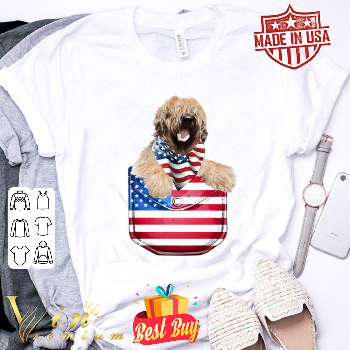 Briard In Pocket American Flag 4th Of July Independence Day shirt