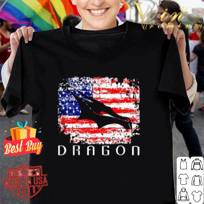 Dragon Space American Flag vintage shirt