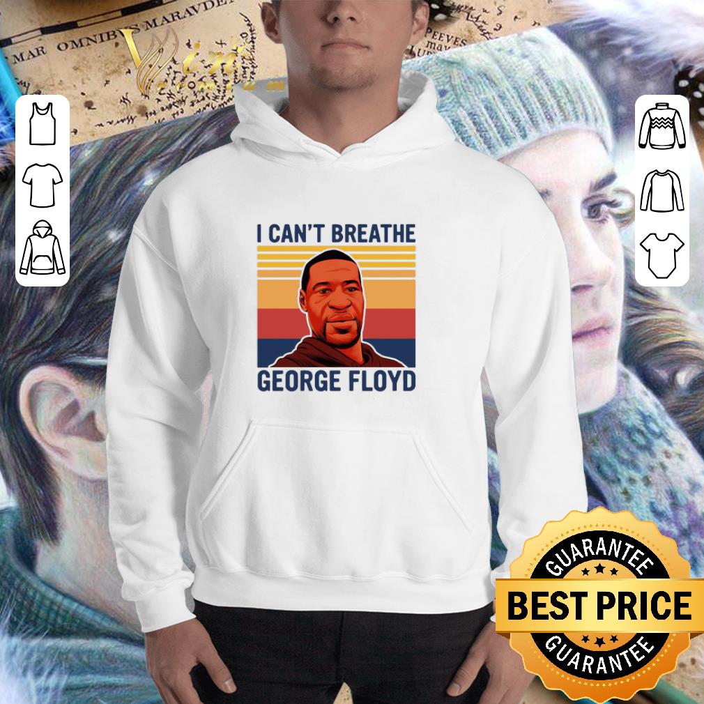 Vintage I Can’t Breathe George Floyd Black Lives Matter shirt 3