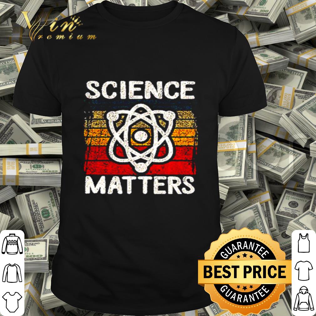 Science matters retro shirt