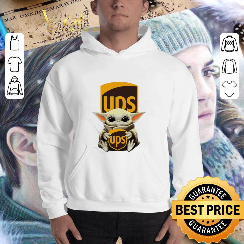Baby Yoda Hug UPS Logo Star Wars shirt Baby Yoda Hug UPS Logo Star Wars shirt 3