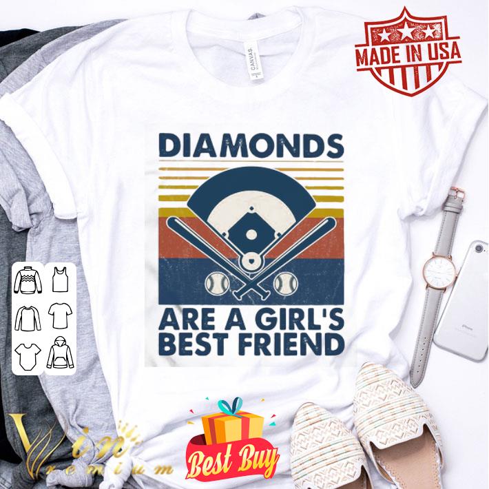 Vintage baseball diamonds are a girl’s best friends shirt