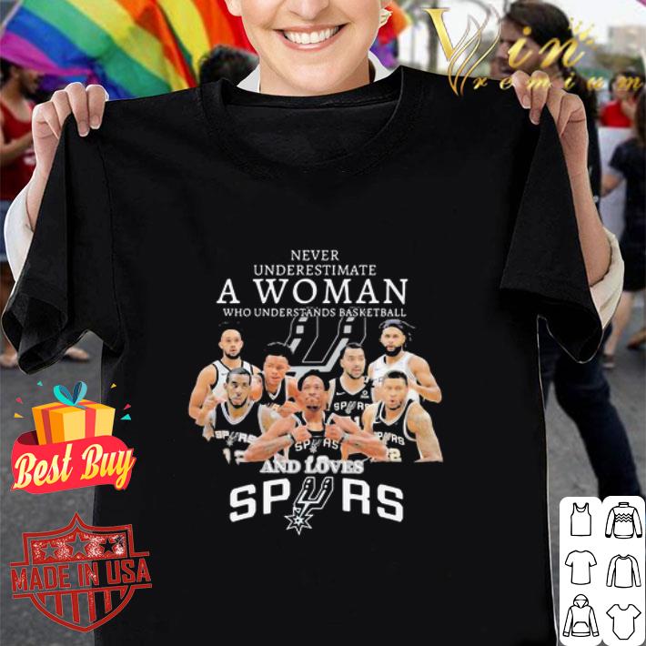 Never Underestimate A Woman Who Understands San Antonio Spurs shirt