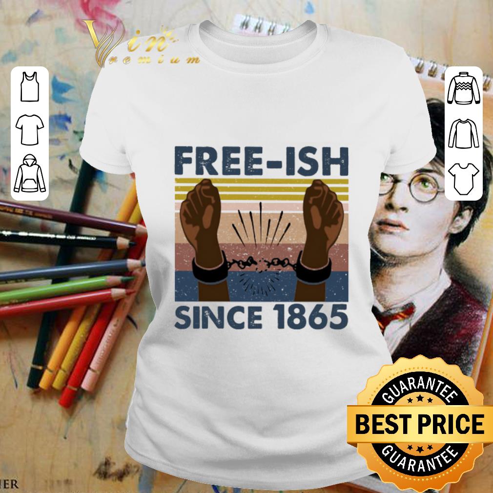 Vintage Free-Ish Since 1865 I Can't Breathe George Floyd shirt 2