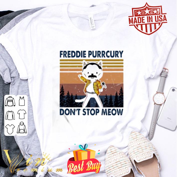 Freddie Mercury Purrcury Don’t Stop Meow Vintage shirt