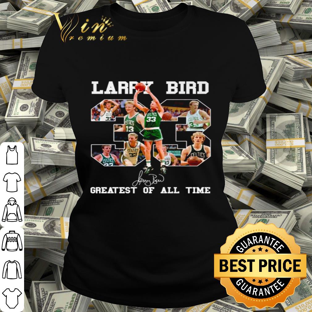 33 Larry Bird Greatest Of All Time Signature Boston Celtics shirt