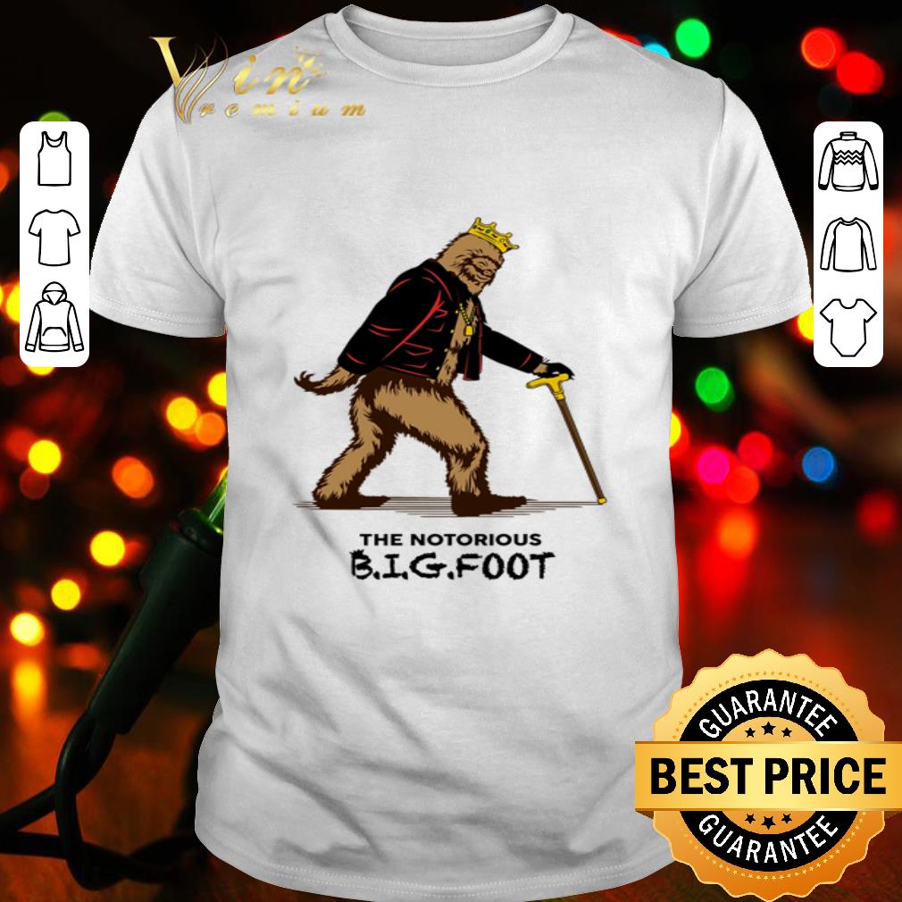Bigfoot mashup The Notorious B.I.G.Foot shirt
