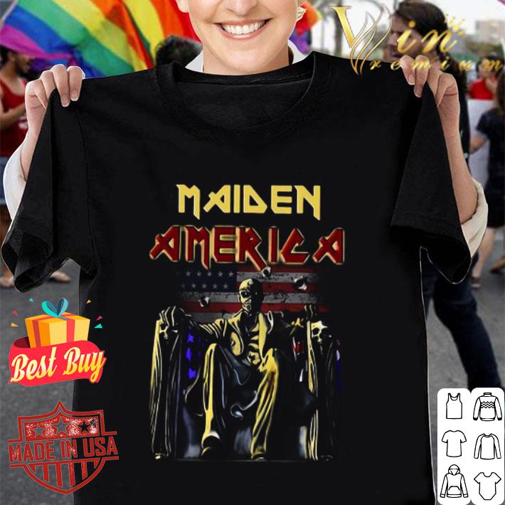 Iron Maiden Eddie American Flag 4th Of July Independence Day shirt
