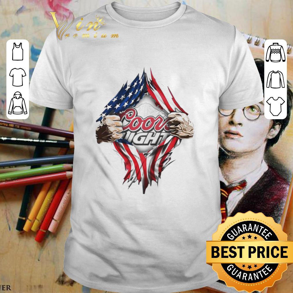 Blood insides wendy’s american flag independence day shirt 7
