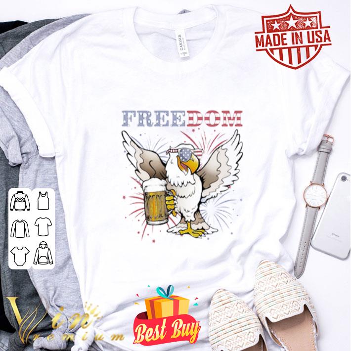 Firework Freedom Eagle American Flag 4th Of July Independence Day shirt