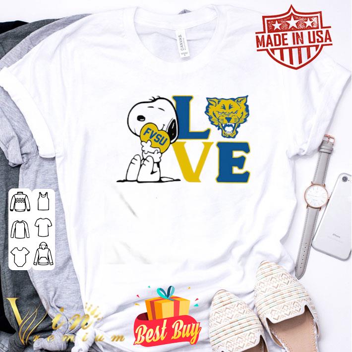 Snoopy Love Fort Valley State University Athletics shirt
