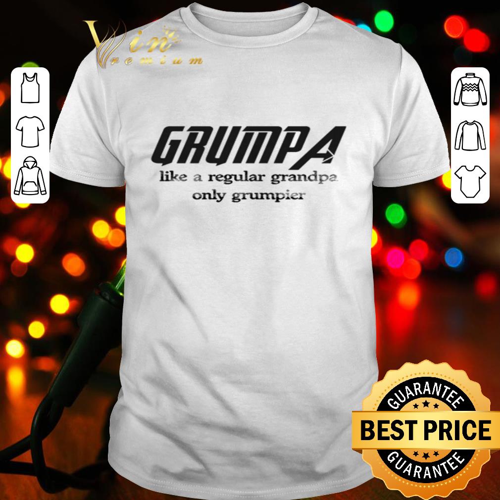 Logo Avenger Grumpa Like A Regular Grandpa Only Grumpier shirt