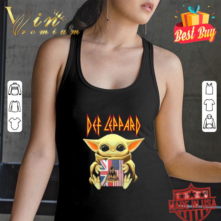 Star Wars Baby Yoda Hug Def Leppard American Flag shirt Star Wars Baby Yoda Hug Def Leppard American Flag shirt