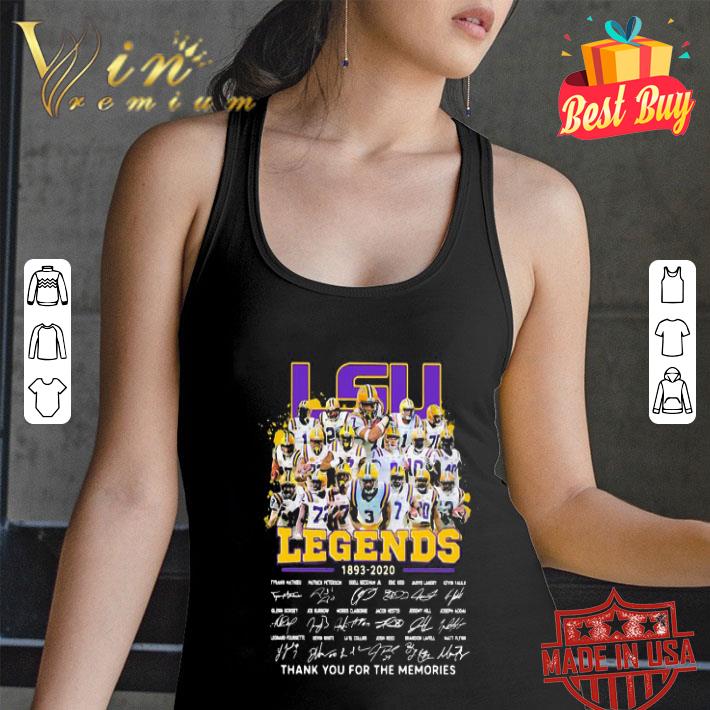 LSU Tigers Legends 1893-2020 Signatures shirt LSU Tigers Legends 1893-2020 Signatures shirt