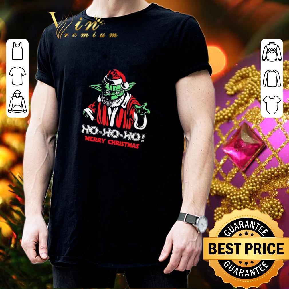 Baby Yoda Ho Ho Ho Merry Christmas shirt Baby Yoda Ho Ho Ho Merry Christmas shirt 3