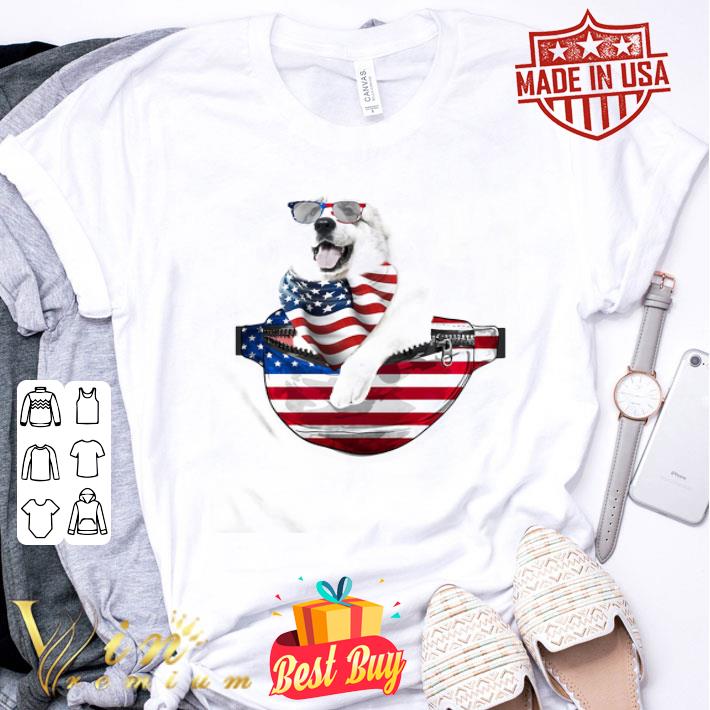 Great Pyrenees Waist Pack American Flag 4th Of July shirt
