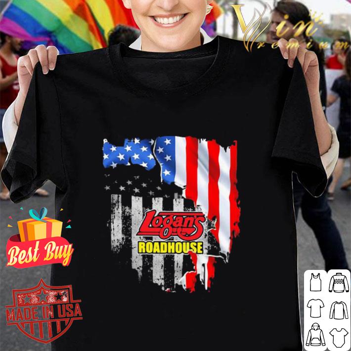 Logan’s Roadhouse American Flag Independence Day shirt