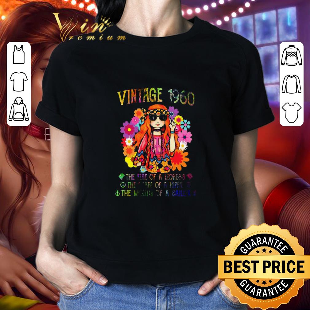 Hippie girl vintage 1960 the fire of a lioness the mouth of a sailor shirt 2