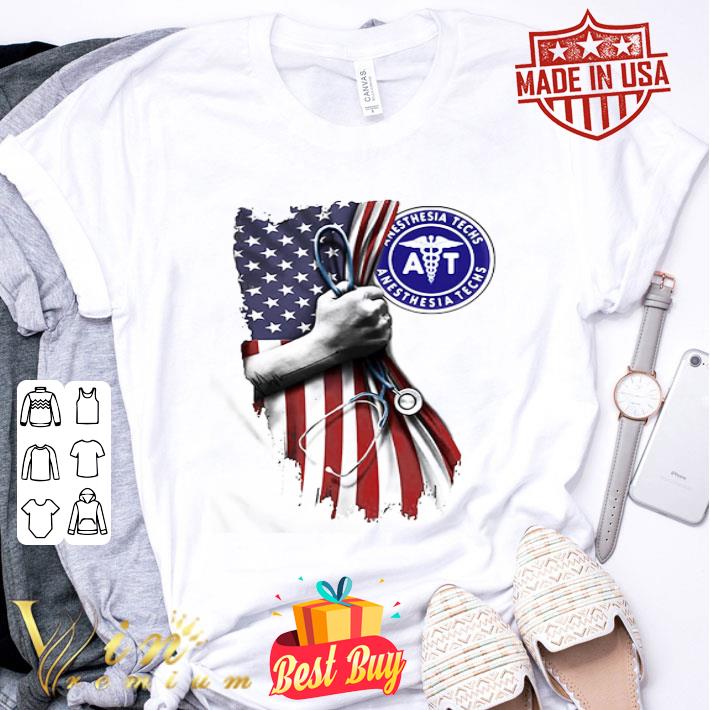Anesthesia Techs American Flag 4th Of July Independence Day shirt