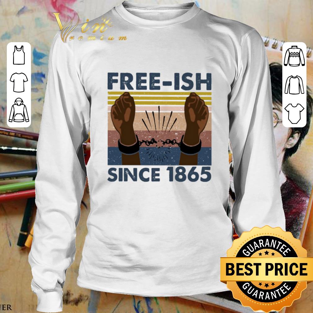 Vintage Free-Ish Since 1865 I Can't Breathe George Floyd shirt 3