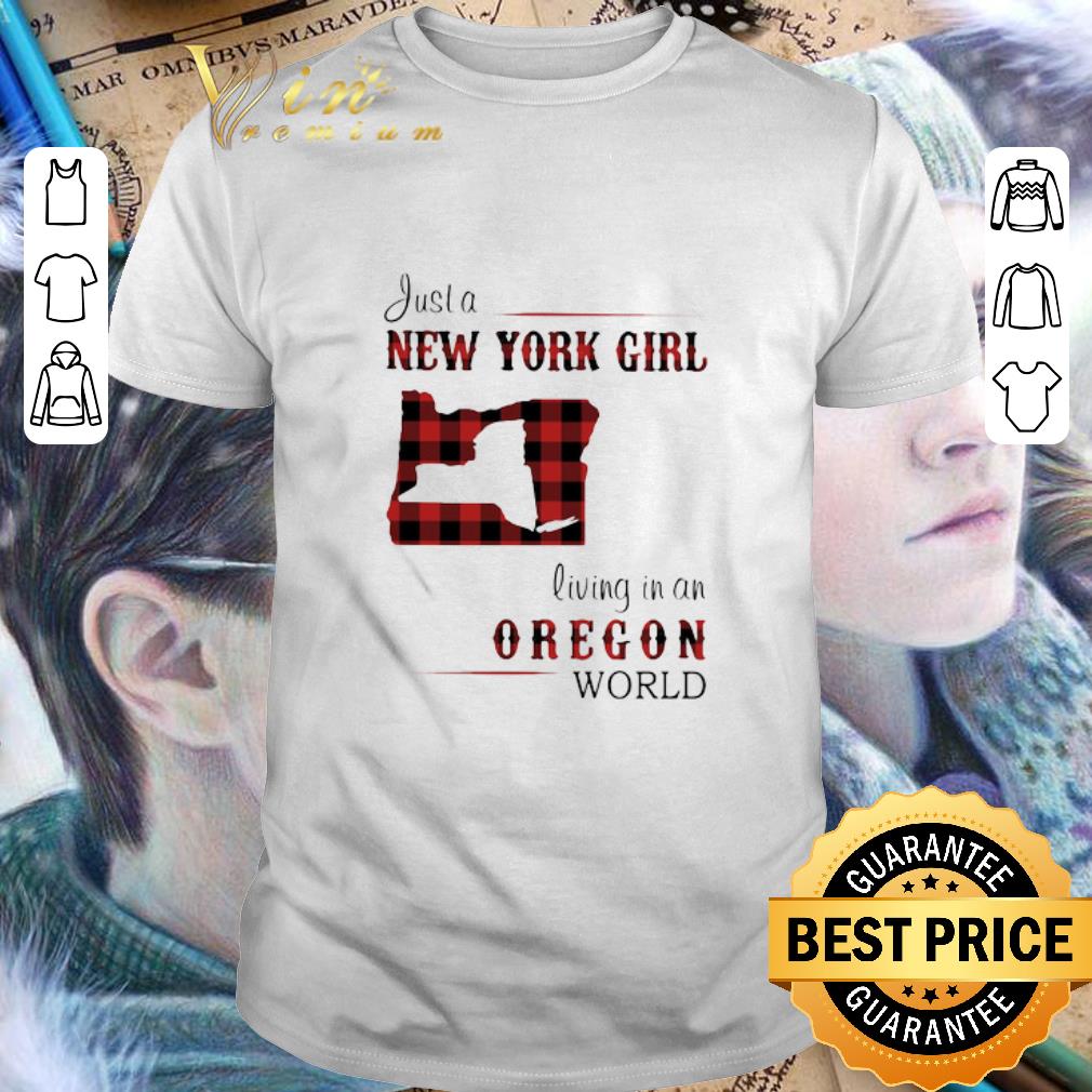 Just A Maryland Girl Living In A Oregon World Map shirt 6