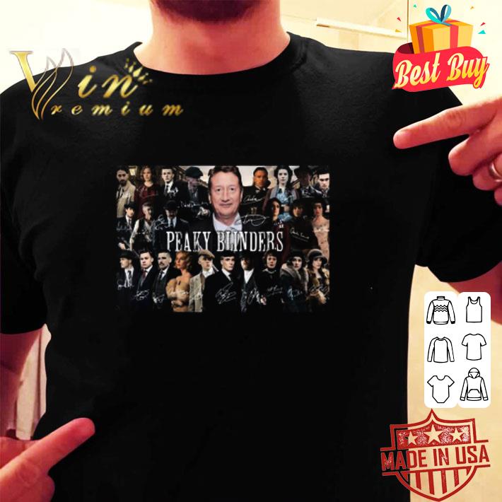 Poster Peaky Blinders all Character Signatures shirt