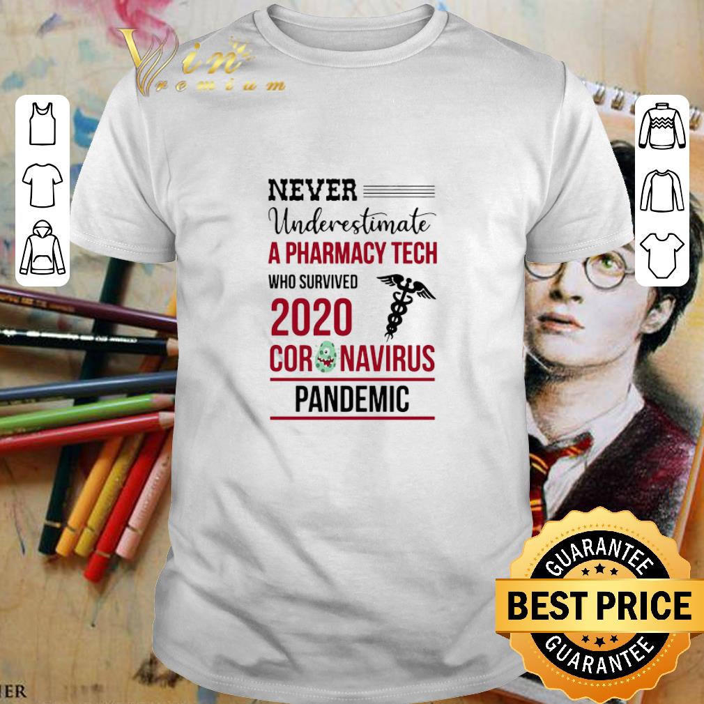 Never Underestimate A Phlebotomist Who Survived 2020 Coronavirus Covid-19 shirt 7