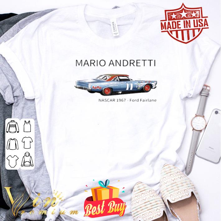 Mario Andretti Nascar 1967 Ford Fairlane shirt