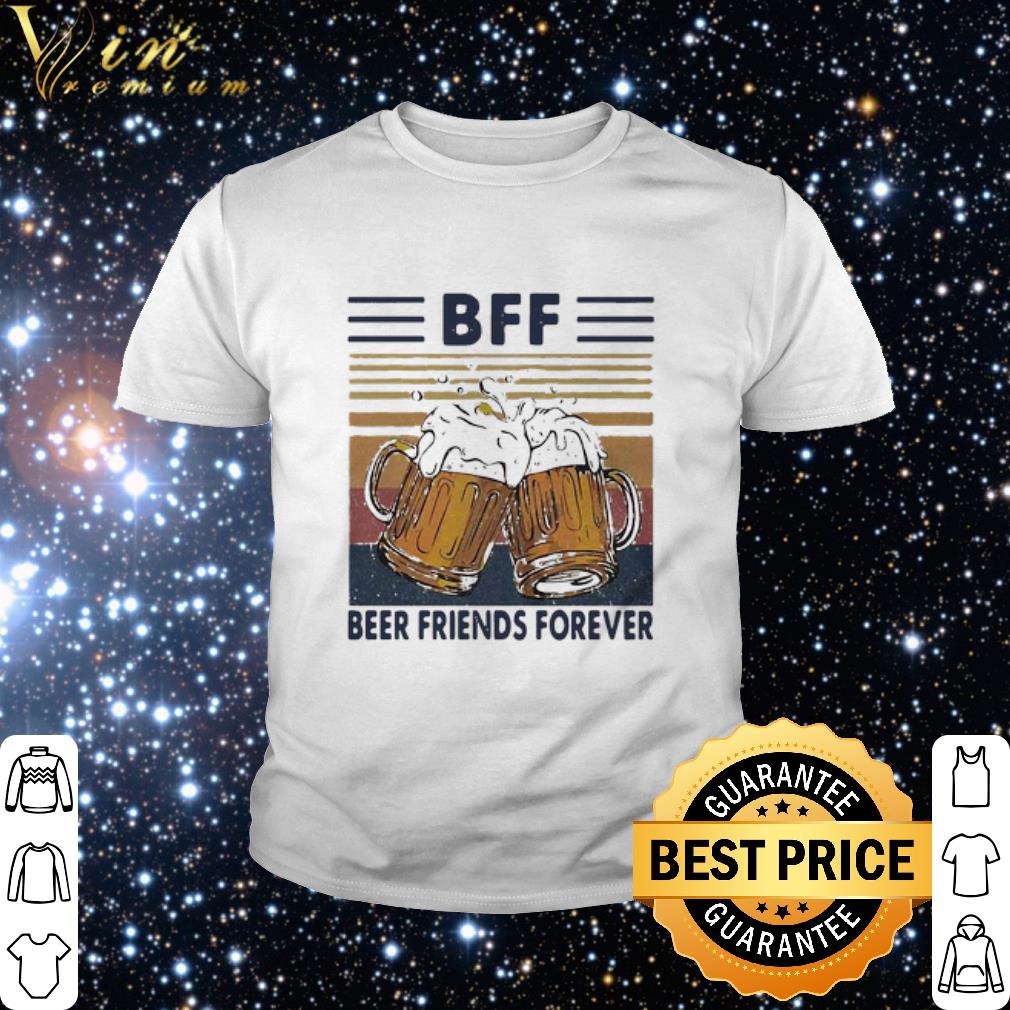 Premium Vintage BFF Glasses Beer Friends Forever shirt 2