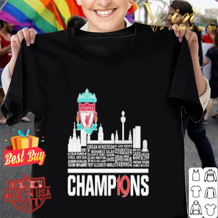 Liverpool Football Club Logo Champions City shirt