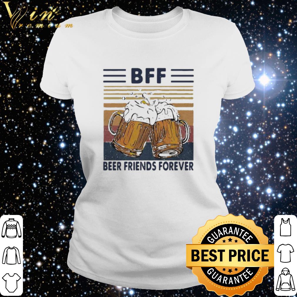 Premium Vintage BFF Glasses Beer Friends Forever shirt 3