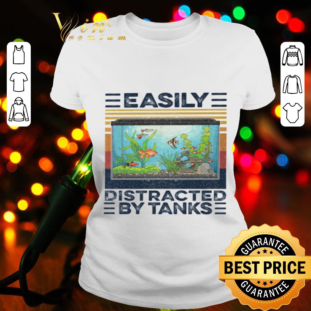 Vintage Aquarium Easily Distracted By Tanks shirt