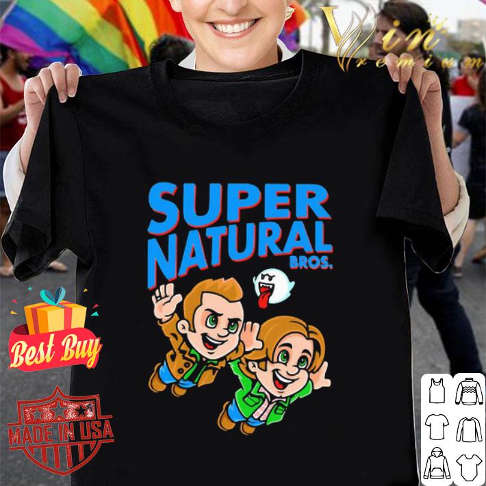 Super Natural Bros Mario Mashup shirt