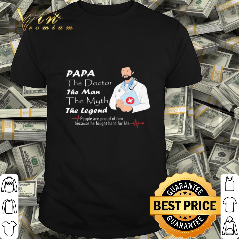 Father's Day Papa The Doctor The Man The Myth The Legend shirt