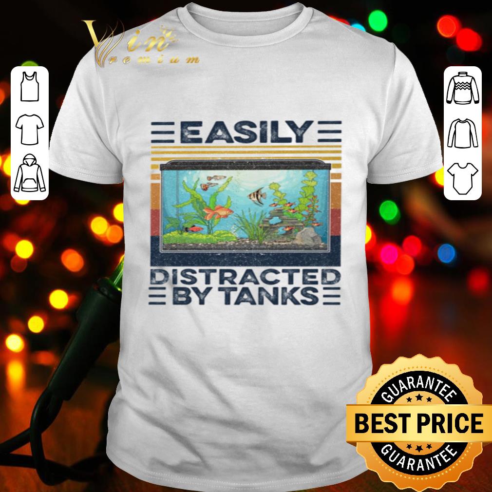 Vintage Aquarium Easily Distracted By Tanks shirt