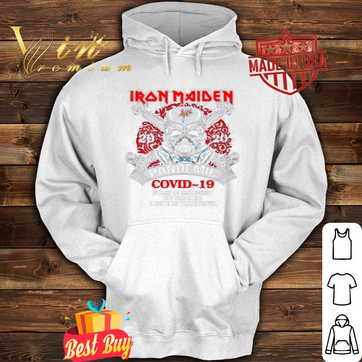 Skull Iron Maiden 2020 Pandemic Covid-19 In Case Of Emergency shirt Skull Iron Maiden 2020 Pandemic Covid-19 In Case Of Emergency shirt