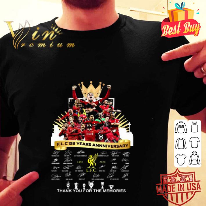F.L.C 128th years anniversary 1892-2020 signatures shirt