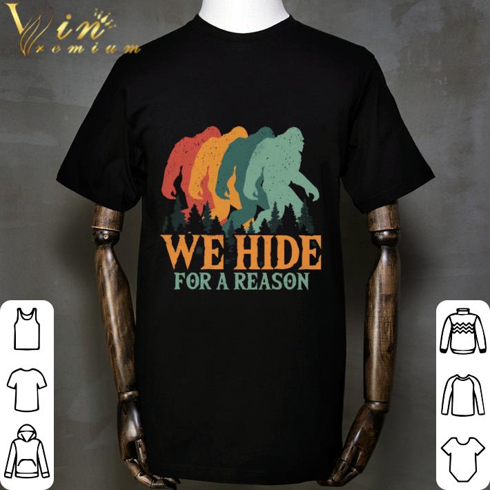 Bigfoot vintage we hide for a reason shirt 2