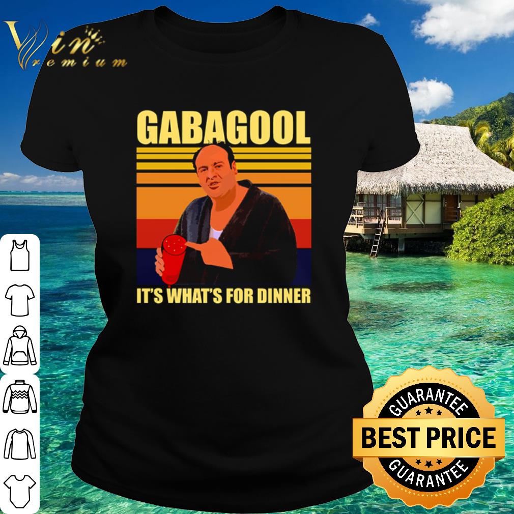 Official Tony Soprano Gabagool it’s what for dinner vintage shirt 2