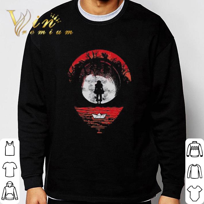 Halloween Pennywise Under Moon Paper Boat shirt Halloween Pennywise Under Moon Paper Boat shirt 3