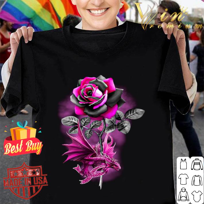 Breast Cancer Awareness Rose Dragon shirt