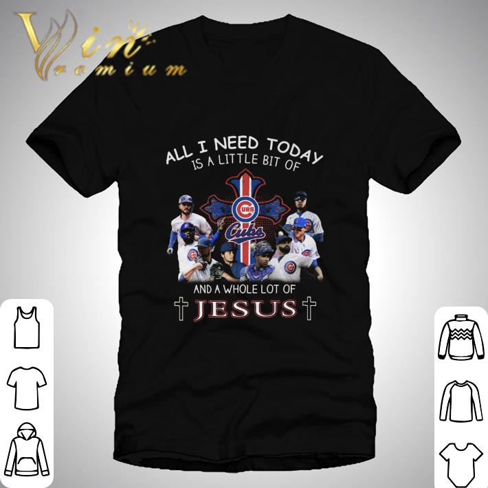 Chicago Cubs in my veins Jesus in my heart shirt 6