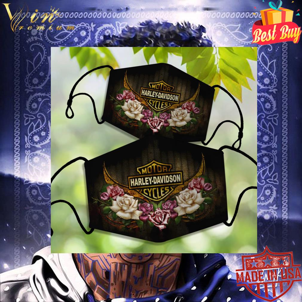 Flowers Motor Harley-davidson Cycles Face Mask Flowers Motor Harley-davidson Cycles Face Mask 3