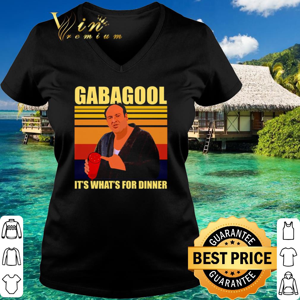 Official Tony Soprano Gabagool it’s what for dinner vintage shirt 3