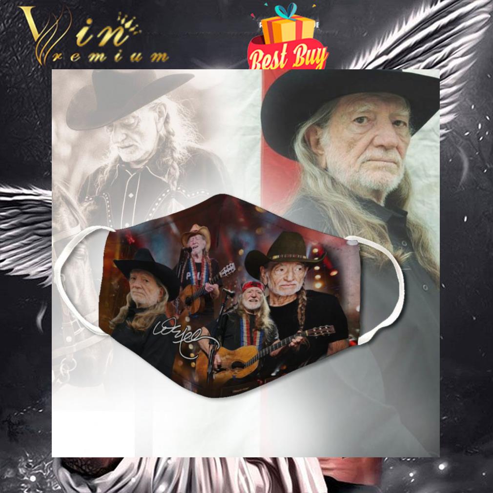 Willie Hugh Nelson Signature Face Mask