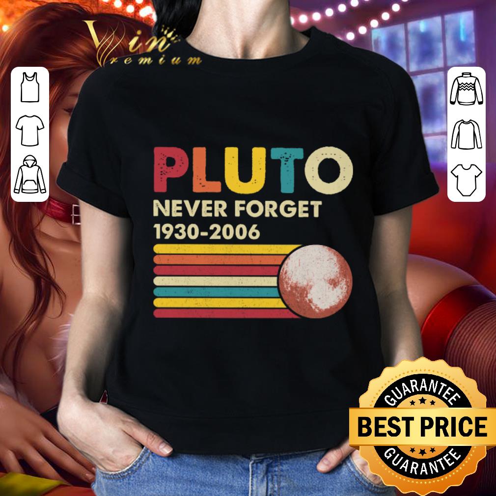 Pluto Never Forget 1930-2006 Vintage shirt 2