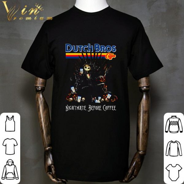 Dutch Bros Coffee Jack Skellington Nightmare before coffee shirt 2