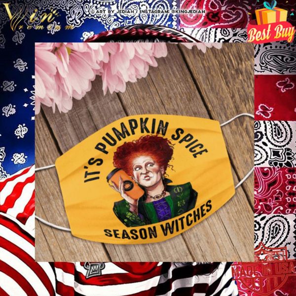 Winifred Sanderson it's pumpkin spice season witches face mask 2