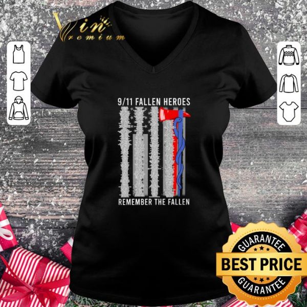 Premium Firefighters Remember The Fallen 9 11 Fallen Heroes shirt 2